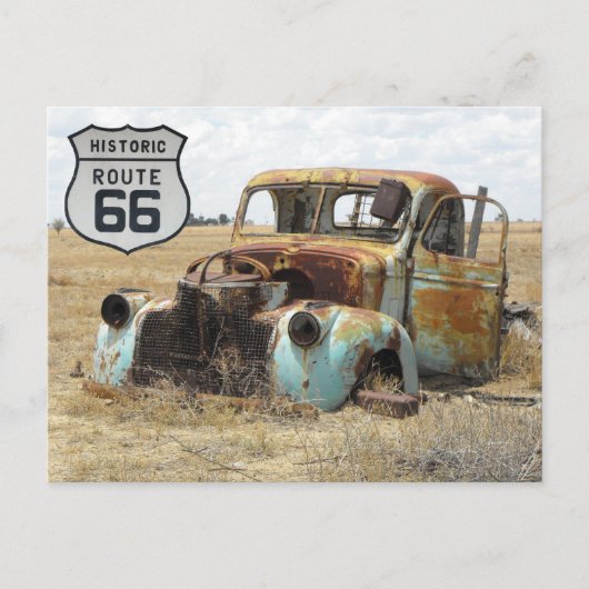 US Route 66 Travel Briefkaart (Voorkant)