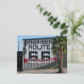 US Route 66 Travel Needles California Briefkaart (Staand voorkant)