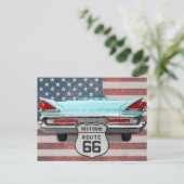 US Route 66 Travel Postcard Briefkaart (Staand voorkant)