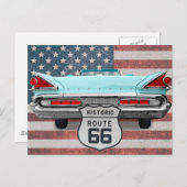 US Route 66 Travel Postcard Briefkaart (Voorkant / Achterkant)