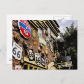 US Route 66 Travel Postcard Briefkaart (Voorkant / Achterkant)