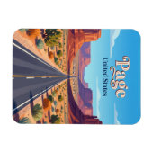 US Route 89 bij Page Arizona Magneet (Horizontaal)