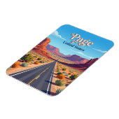 US Route 89 bij Page Arizona Magneet (Linkerzijde)
