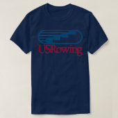Us Rowing white 2 T-shirt (Design voorkant)