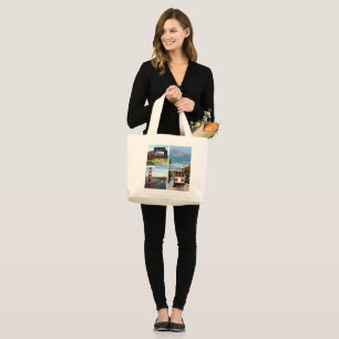 US San Francisco - Napa Golden Gate Bridge Grote Tote Bag