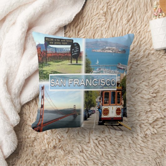 US San Francisco - Napa Golden Gate Bridge Kussen (Deken)
