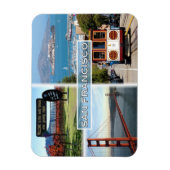 US San Francisco - Napa Golden Gate Bridge Magneet (Verticaal)
