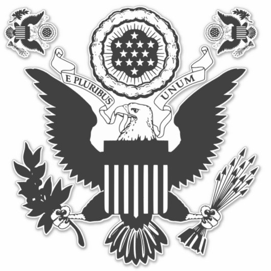 US Seal Sticker (Voorkant)