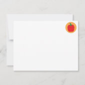 US Seasonal Vegetables Chart Briefkaart (Achterkant)