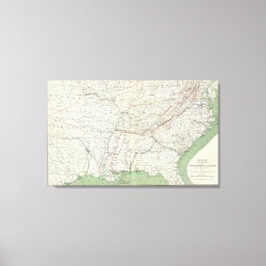 US-sectie van Colton Canvas Afdruk (Voorkant)