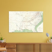 US-sectie van Colton Canvas Afdruk (Insitu (Woonkamer))