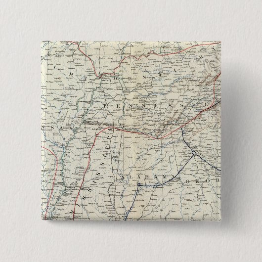 US-sectie van Colton Vierkante Button 5,1 Cm (Voorkant)