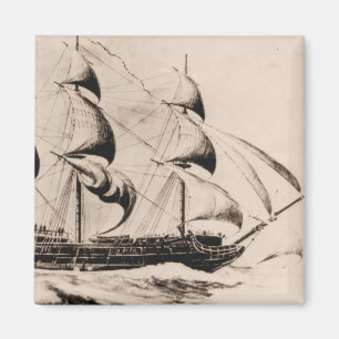 US Ship Bonhomme Richard op zee Magneet