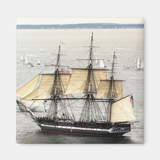 US Ship Constitution, Parade of Sail Magneet (Voorkant)