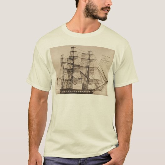 US Ships Constellation Silplan T-shirt (Voorkant)