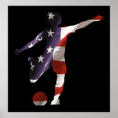 US Soccer Poster voor vrouwen (Voorkant)