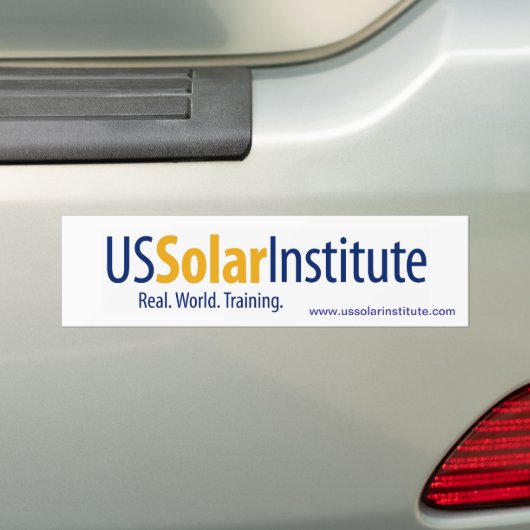 US Solar Institute Bumpersticker (Op auto)