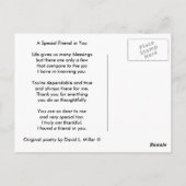 US Soldiers Praying Briefkaart (Achterkant)