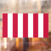 US Sons of Liberty 9 Stripes Flag Raamsticker (Vel 2)