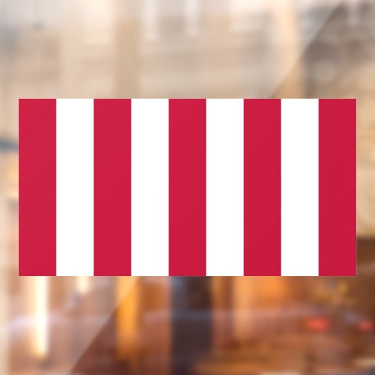 US Sons of Liberty 9 Stripes Flag Raamsticker (Vel 2)