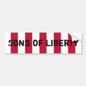 US_Sons_OfLiberty_9Stripes_Flag, Sons of Liberty Bumpersticker (Voorkant)