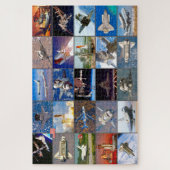 US SPACE SHUTTLE 1981-2011 "MONTAGE" LEGPUZZEL (Verticaal)