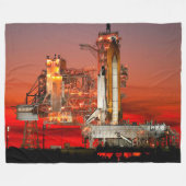 US SPACE SHUTTLE ATLANTIS FLEECE DEKEN (Voorkant (Horizontaal))