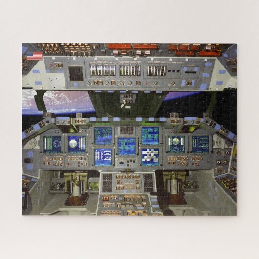 US SPACE SHUTTLE COCKPIT 1981-2011 (11x14 inch) Legpuzzel (Horizontaal)