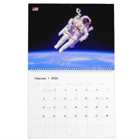 US SPACE SHUTTLE KALENDER (Feb 2026)