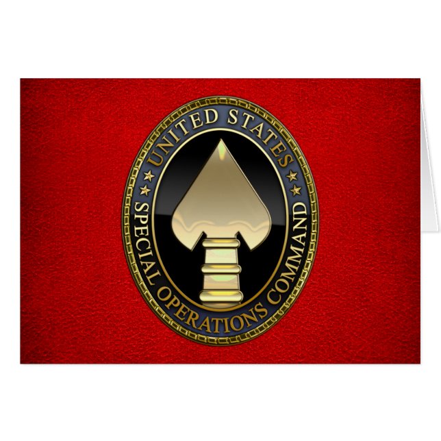 US Speciaal Operationeel commando (Voorkant Horizontaal)