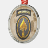 US Speciaal Operationeel commando Metalen Ornament (Links)