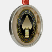 US Speciaal Operationeel commando Metalen Ornament (Rechts)