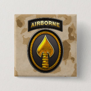 US Speciaal Operationeel commando Vierkante Button 5,1 Cm