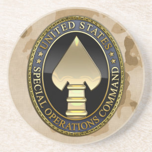 US Speciaal Operationeel commando Zandsteen Onderzetter