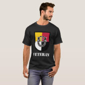 US Special Forces - 3e SFG Groep - Veteraan Zwart T-shirt (Voorkant volledig)