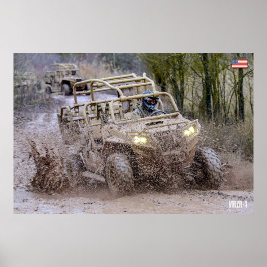 US SPECIALE OPERATIONELE VOERTUIGEN - MRZR-4 POSTER (Voorkant)