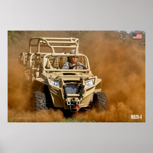 US SPECIALE OPERATIONELE VOERTUIGEN - MRZR-4 POSTER (Voorkant)