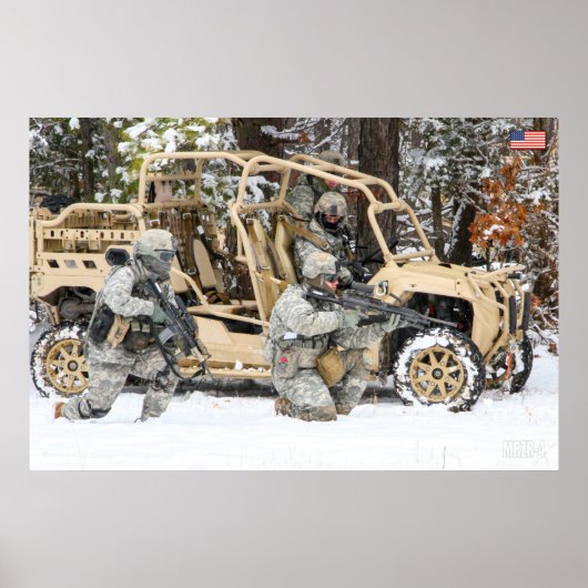 US SPECIALE OPERATIONELE VOERTUIGEN - MRZR-4 POSTER (Voorkant)