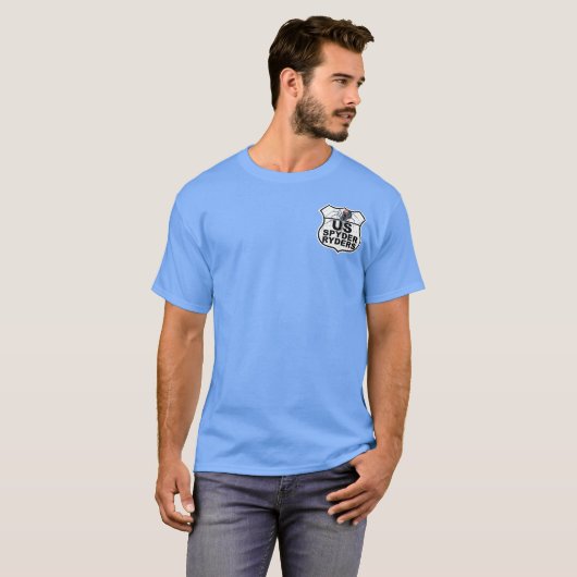 US Spyder Ryders - Alligator Op Rug T-shirt (Voorkant volledig)