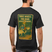 US Spyder Ryders - Briefkaart Wheels Road Memories T-shirt (Achterkant)