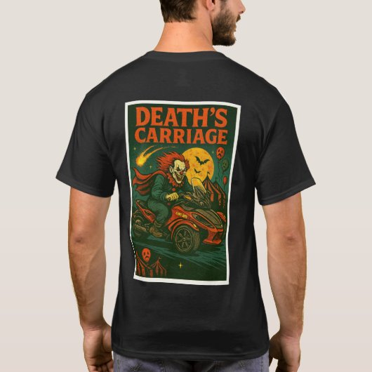  US Spyder Ryders - Death's Carriage T-shirt (Achterkant)