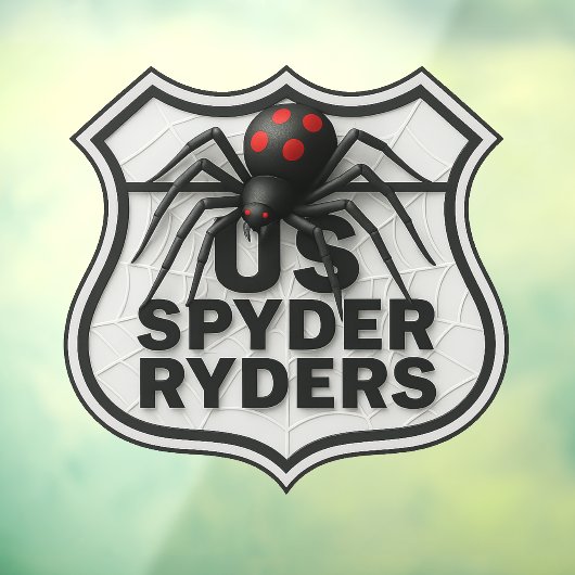 US Spyder Ryders - Decal Abstract Schild (Vel 3)