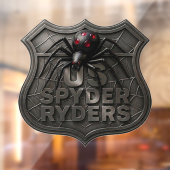 US Spyder Ryders - Decal Abstract Schild Donker (Vel 2)