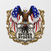 US Spyder Ryders - Decal Adelaar (Vel)
