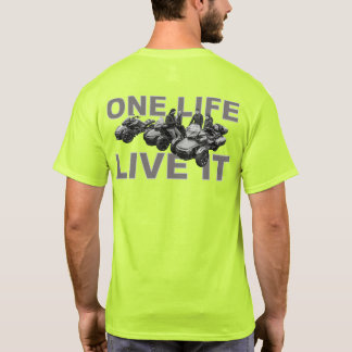 US Spyder Ryders - één leven leef het T-shirt