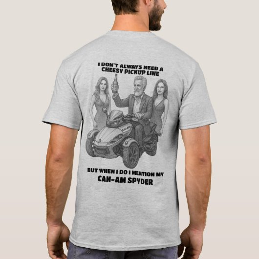 US Spyder Ryders - Flauwe versiertruc T-shirt (Achterkant)