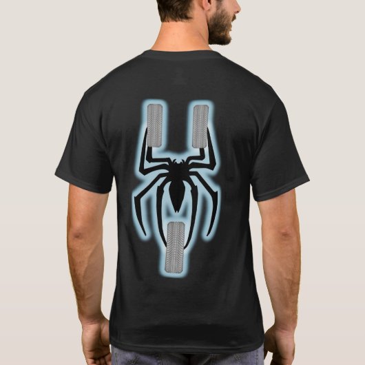 US Spyder Ryders - Glow Wit T-shirt (Achterkant)