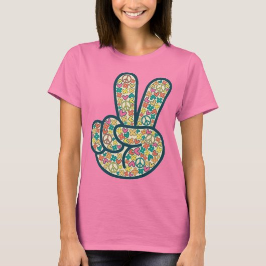 US Spyder Ryders - Hand Vredesteken T-shirt (Voorkant)