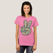 US Spyder Ryders - Hand Vredesteken T-shirt (Voorkant volledig)