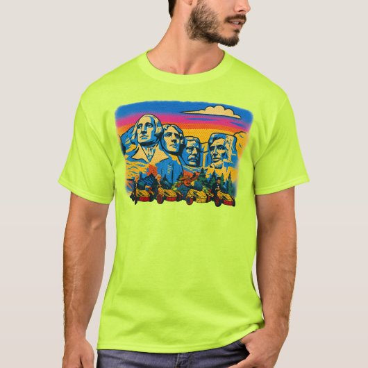 US Spyder Ryders - Mt. Rushmore T-shirt (Voorkant)